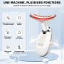 Appareil Anti Rides Visage, 3 Modes EMS Appareil de Gua Sha Visage, Appareil de Massage Visage 7 Couleurs, Chauffable 45°C Guash