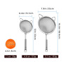Lot de Passoires en Acier Inoxydable | 1 grande passoire, 1 petite passoire fine, 1 mini passoire pour conserves | Qualité supér