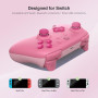 8BitDo Ultimate 2C Manette Bluetooth Pour Switch 2, Switch/OLED/Lite, Joysticks À Effet Hall, Gâchettes Numériques Non Linéaires
