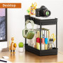 TidyTrove Lot de 2 étagères de Rangement sous évier – Rangement et Organisation de Cuisine à 2 Niveaux – Étagère Multifonction p