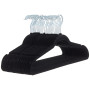 Amazon Basics Lot de 30 cintres en Velours pour Costumes, Noir