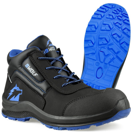 BWOLF Spire S3 Chaussures De Travail Homme Hautes Chaussure De Securite Femmes Unisex, Imperméables, Résistantes À l'huile, 4x4 