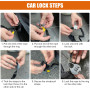 Opaltool Housse de Protection Voiture pour Renault Trafic 2010-2023, Bâche Voiture avec Fermeture à Glissière, Serrure et Bandes