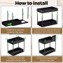 Rangement sous Evier 2 Niveaux, Coulissant Organiseur sous Évier Etagere Tiroir,Panier de rangement multifonction pour salle de 