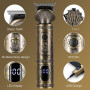 Surker Tondeuse Barbe Homme Tondeuse Cheveux Professionnelle Avec Lame en T de Coupe de Cheveux Chauve 0 mm Rasoir électrique To