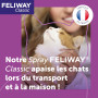 FELIWAY Classic Spray 60 ml - Phéromones Apaisantes pour Chats - Apaise les Chats à la Maison et Réduit le Stress lors du Transp