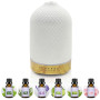 Diffuseur D'huiles Essentielles avec 6x10ml Set d'huiles Essentielles Diffuseur Electrique Ultrasonique Aromathérapie en Céramiq