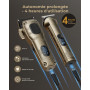 Vgrpro Tondeuse Cheveux Hommes Professionnelle, Tondeuse Cheveux Sans Fil pour Coupe de Cheveux, Kit Tondeuse et T-lames Trimmer