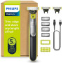 Philips OneBlade 360 Authentique Visage + Corps - Tondeuse à barbe électrique, tondeuse corps et rasoir avec technologie de lame