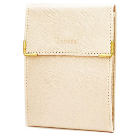 Charmoni - étui Pochette Porte chéquier Longue Pliant - Talon à Gauche - 3 emplacements Carte bancaire - 3 Plis - Compact - en C Charmoni - étui Pochette Porte chéquier Longue Pliant - Talon à Gauche - 3 emplacements Carte bancaire - 3 Plis - Compact - en C