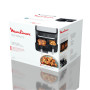 Moulinex Easy fry Essential inox, 8,3L, Jusqu'à 8 personnes, 7 Programmes intuitifs, Air Fryer, Repas complet, synchronisation,