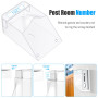 Domeilleur Couvercle Étanche pour Bouton de Sonnette, Housse de Protection Transparente, sans Fil, Support Mural, Protection Son