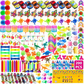 Lubibi 200pcs Cadeau Anniversaire Enfants Invites,Jouet Pinata,Assortiment Accessoire Gadgets Set, Garçon Fille,Porte-clés,Toupi Lubibi 200pcs Cadeau Anniversaire Enfants Invites,Jouet Pinata,Assortiment Accessoire Gadgets Set, Garçon Fille,Porte-clés,Toupi