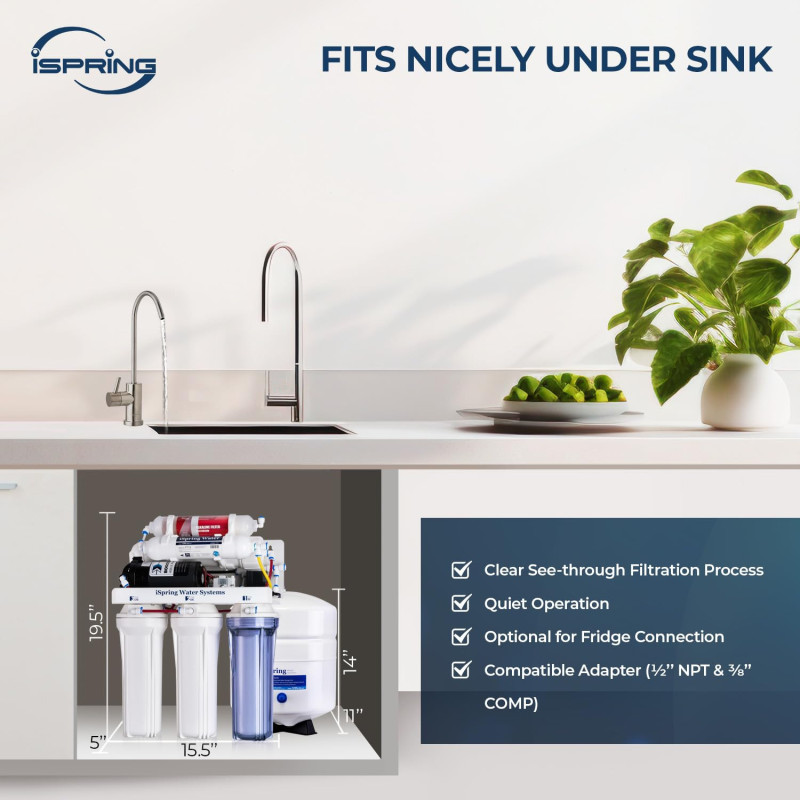 Regulateur De Ph Système Filtration Eau Osmose Inverse SimPure 600GPD 7 étages - Neuf Sous évier Formovie S5