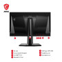 MSI MAG 271QPX QD-OLED écran gaming 26.5 pouces WQHD - Dalle 2560 x 1440 Quantum Dot OLED, 360Hz / 0,03ms, 99.1% DCI-P3, ΔE≤2, D