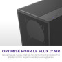NZXT H5 Flow - Boîtier de PC Gaming Compact Moyen Tour ATX - Flux d'air élevé - 2 × Ventilateurs de 120 mm Inclus - Support de r