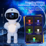 Astronaute Projecteur Galaxie, LED Projecteur Ciel Etoile assis/debout, Télécommande & Minuterie, Décoration des Chambres Projec