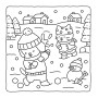Fuzzy Hygge: Christmas Vibes Coloring Book for Adults & Teens Featuring Cozy Festive Holiday Winter Scenes with Adorable Animals