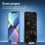 NEW'C Lot de 3, Verre Trempé pour iPhone 14, iPhone 13, iPhone 13 Pro (6,1 Pouces), Film Protection écran -sans Bulles d'air -Ul