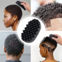 Fockety Brosse à Cheveux Spéciale pour Dreadlocks et Boucles Afro, Peigne en Caoutchouc pour Hommes et Femmes, Éponge Torsadée p