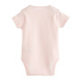 NEXT Lot de 5 bodies à manches courtes Pink Bunny Newborn