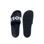 BOSS Hommes Kirk Slid Mules confectionnées en Italie avec logo en relief