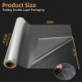 Papier Transparent Emballage, 86CM x 30M Papier Cadeau Transparent, 3 Mils Rouleau de Emballage Cellophane, Papier Emballage pou
