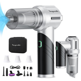 Aspirateur Voiture Puissant sans Fil: 15000PA Pliable 90° Aspirateurs à Main - 6000mAh Mini Aspirateur Rechargeable avec 3 HEPA  Aspirateur Voiture Puissant sans Fil: 15000PA Pliable 90° Aspirateurs à Main - 6000mAh Mini Aspirateur Rechargeable avec 3 HEPA