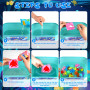 Dreamon Aqua Gelz Set, jouet magique en gel d'eau 3D à faire soi-même, Magic Water Gel avec 22 couleurs et 16 formes, cadeau de 