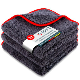 ✅ Glart 443TP Lot de 3 Chiffons Microfibre Voiture, Super Absorbant Chiffons de Polissage, Polyvalents pour Motocyclette et Mach ✅ Glart 443TP Lot de 3 Chiffons Microfibre Voiture, Super Absorbant Chiffons de Polissage, Polyvalents pour Motocyclette et Mach