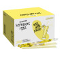 Sorbos - Pailles comestibles, saveurs citron. Durable, emballé individuellement, sans allergène, sans gluten, 100% biodégradable