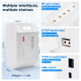 VILTROX V Mount,Mini V-Lock Battery avec écran LCD,Dual D-Tap&USB Output,99Wh/14.8V,Blanc Batterie Mini V Lock en Appareils Phot