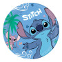 Procos Décoration d'anniversaire Stitch, pièces, contient 8 assiettes gobelets en carton, 20 serviettes, nappe, guirlande, ballo