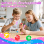 MOMUSE Fabrique a Stylo 50 Accessoires, Atelier des Stylos Personnalisé, Kit Loisir Creatif Enfant, Idée Cadeau Fille 6 Ans, Act
