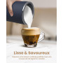 SIMPLETASTE Mousseur à Lait Électrique 4-en-1 Mousse Chaude & Froide Chauffage du Lait & Cacao Revêtement Antiadhésif Arrêt Auto