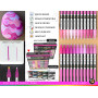 Pro Colour Series Lot de 22 marqueurs de peinture acrylique, pointe extra-fine de 0,7 mm, pour pierre, verre, tasses, bois, méta