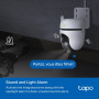 Tapo C530WS Caméra de Surveillance extérieure 360°, 3K 5MP, Vision Nocturne Couleur Starlight, détection IA, Suivi de Mouvement,