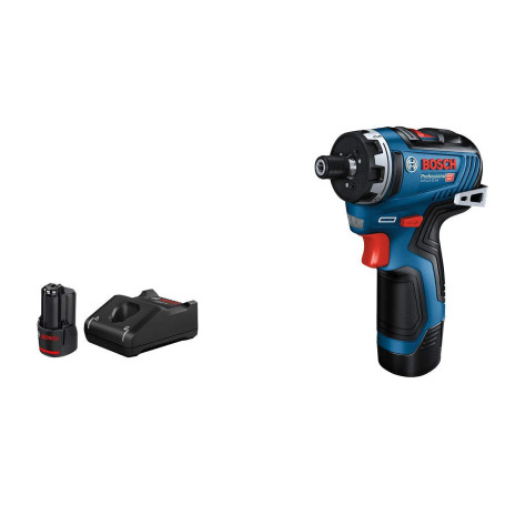 Bosch Professional 12V System perceuse-visseuse sans-fil GSR 12V-35 HX (avec 2 batteries GBA 12V 3.0Ah, chargeur rapide GAL 12V-