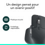 Logitech MX Master 3S - Souris sans fil performante avec défilement ultra-rapide, ergonomique, 8K PPP, compatible avec les surfa
