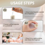 8Set Diffuseur en Bois pour Huiles Essentielles, Diffuseurs Aromatiques pour Éloigner Les Moustiques et Parfumer Votre Espace Po