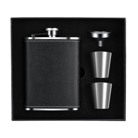 Vasmeiy Flasque 8oz/227ml Flasques en Acier Inoxydable Avec Entonnoirs, Flasque en Acier Inoxydable, Convient Pour Porter de l'a