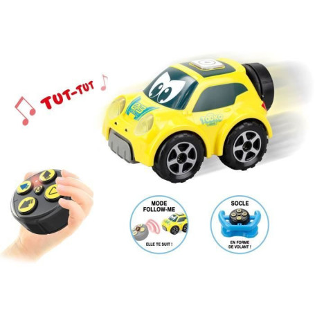 Voiture télécommandée - TOOKO - FOLLOW ME - Yellow - Avec volant - Des 2 ans 63,50 €