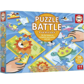 Puzzle - EDUCA - Battle Jr Animals - 16 puzzles - 9 pieces par puzzle - Pour enfants a partir de 4 ans Puzzle - EDUCA - Battle Jr Animals - 16 puzzles - 9 pieces par puzzle - Pour enfants a partir de 4 ans 32,14 €