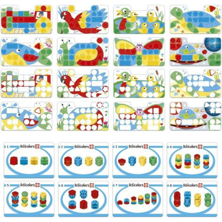 Articolors - Jeu éducatif - EDUCA - Empilement de jetons colorés et formes géométriques - Des 2 ans 35,43 €