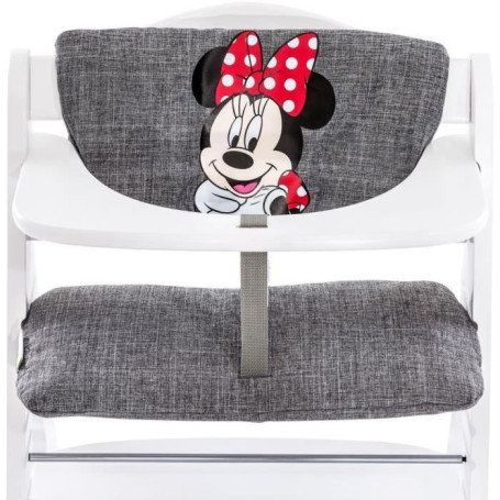 Coussin pour chaise haute - HAUCK - Highchair Pad Deluxe - Minnie Gris