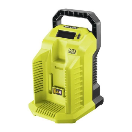 Chargeur - RYOBI - 36 V ultra rapide 10 A - Variation du courant de charge en fonction de la batterie - Ecran LCD