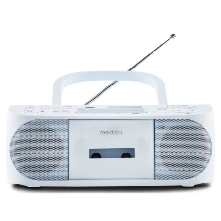 Radio CD K7 - MEDION - FM - 2x3W RMS - Bleu
