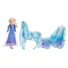 DISNEY La Reine des neiges Elsa Voiture tirée par des chevaux et poupée de jeu, pour filles 3+ MATTEL DISNEY La Reine des neiges Elsa Voiture tirée par des chevaux et poupée de jeu, pour filles 3+ MATTEL