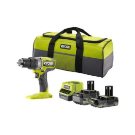 Perceuse-visseuse a percussion - RYOBI - Brushless - 18V - 95 Nm 500-2100 tr/min - 7500-31500 cp/min - Livré avec 2 batteries