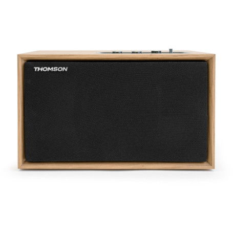 Enceinte Bluetooth - THOMSON - S - Bois et noir - 50W - Portable - Sans fil